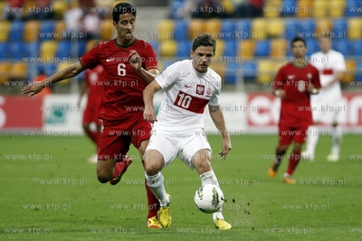 Gdynia. Mecz eliminacyjny do Mistrzostw Europy w pilce...