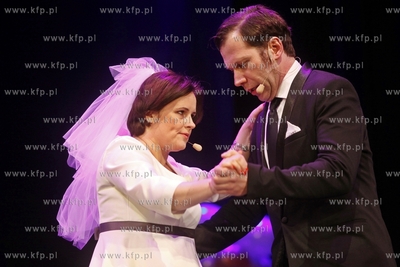 Gdansk. Scena Kontakt. Wystep Kabaretu Hrabi. Nz Joanna...