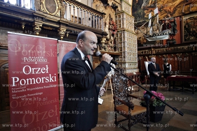Gdansk. Dwor Artusa. Gala wreczenia Orlow Pomorskich...