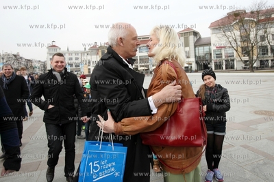 Wizyta kandydata w wyborach na prezydenta RP Janusza...