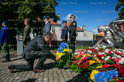 Gdańsk. Pomnik Obrońców Poczty Polskiej. Obchody...