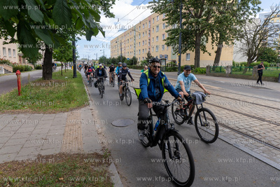 Wielki Przejazd Rowerowy na ulicach Gdańska. 09.06.2024...
