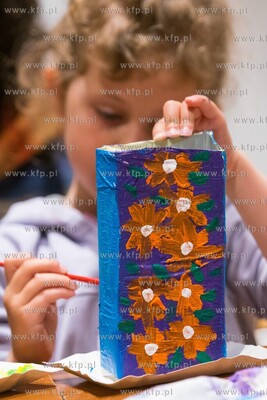 Gdańsk.  Park Oliwski.  Niedziela w Parku.  Nz.  Warsztaty...