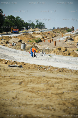 Gdansk. Budowa ulicy Nowej Lodzkiej oraz nowej lini...