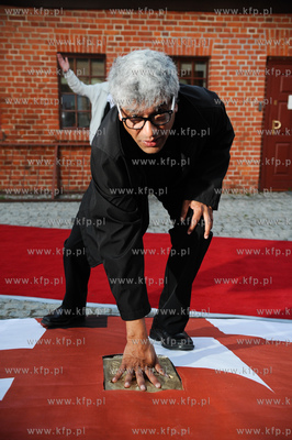 Gdansk. Dziedziniec Polskiej Filharmoni Baltyckiej....