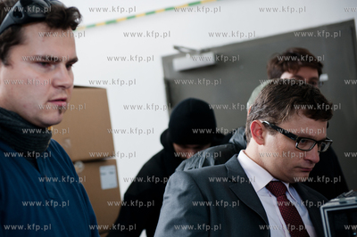 Gdynia. Plan zdjeciowy filmu pt Uklad Zamkniety w rezyserii...