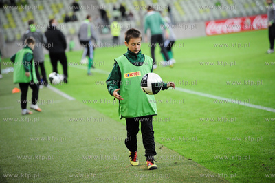 Gdansk. PGE Arena. Mecz towarzyski Lechia Gdansk vs...