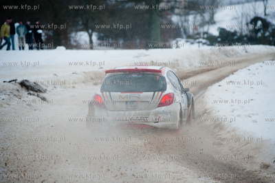 Strzepcz. Odcinek specjalny 8 Rajdu Lotos Baltic Cup....