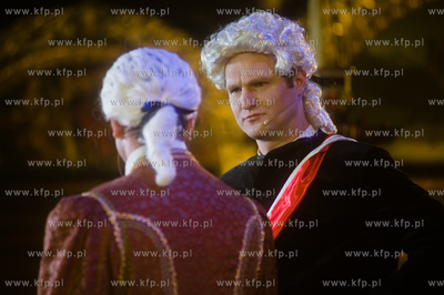 Gdansk. Dwor Artusa. Kolejny odcinek improwizowanego...