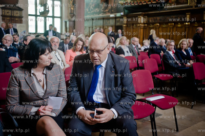 Gdansk. Dwor Artusa. Uroczystosc wreczenia Nagrody...
