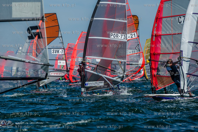 Zatoka Gdanska. Regaty Mistrzostw Swiata w klasie Raceboard,...