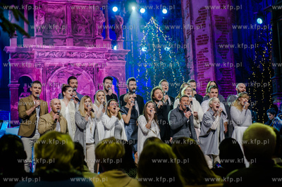 Gdansk. Centrum Sw. Jana. Koncert pt. Cała Polska...