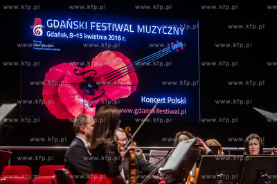 Gdansk. Centrum Sw. Jana. Gdanski Festiwal Muzyczny....