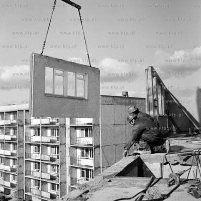 Budowa osiedla Zabianka. 
06.03.1973
0004208z
Fot....