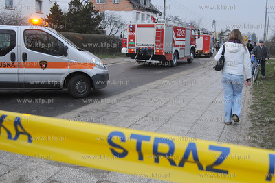 Wybuch butli z gazem w domku jednorodzinnym przy ul....