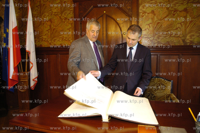 Grzegorz Napieralski, przewodniczacy Sojuszu Lewicy...