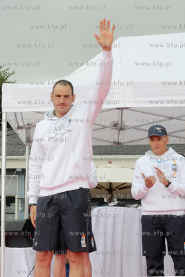 BCT Gdynia Maraton 2012. Nz Dekoracja zawodnikow 25.08.2012...