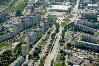 Gdansk Przymorze z lotu ptaka. Ul. Kolobrzeska. 30.05.2011...