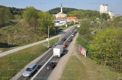 Ulica Slowackiego w Gdansku na pograniczu Wrzeszcza...