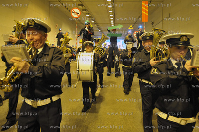 Dzien otwarty tunelu pod Martwa Wisla w Gdansku. To...