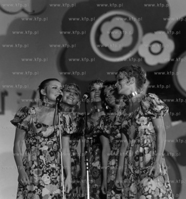 Kwintet Partita w czasie Fesiwalu Piosenki w Sopocie....