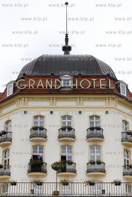Sopot. Ogrody Grand Hotelu. Spotkanie Prezydentow Grupy...