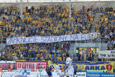 Gdynia. Mecz o mistrzostwo Ekstraklasy. Arka Gdynia...