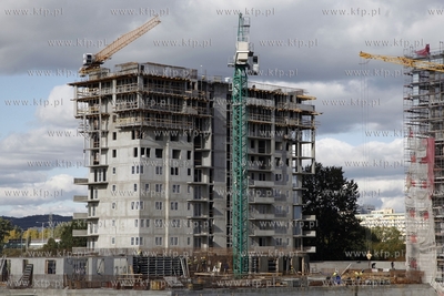 Budowa osiedla Citi Park na gdanskiej Zaspie.
12.10.2012
fot....