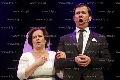 Gdansk. Scena Kontakt. Wystep Kabaretu Hrabi. Nz Joanna...