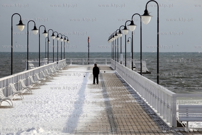 Molo w Gdyni Orlowie.
27.01.2014
fot. Krzysztof Mystkowski...