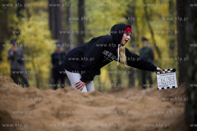 Lasy piaśnickie koło WejherowaPlan zdjęciowy filmu...