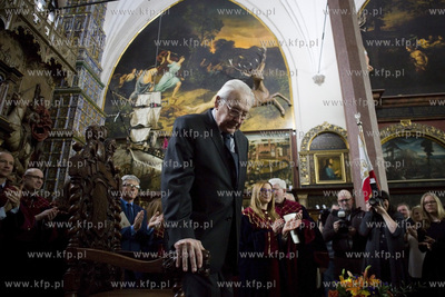 Gdańsk. Dwór Artusa. Uroczysta sesja Rady Miasta....