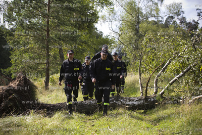 Skutki nawałnicy, która z piątku na sobotę przeszła...