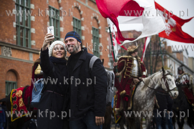 Gdansk. Parada na Święto Niepodległości. 11.11.2017...
