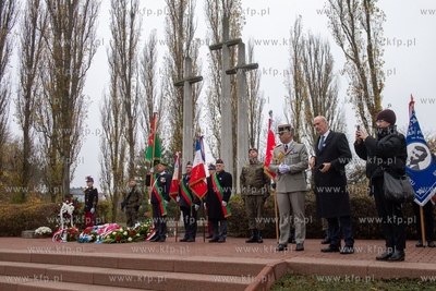 Wojskowy Cmentarz Francuski w Gdańsku. Uroczystości...