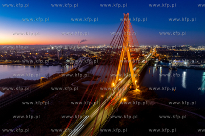 Most wantowy im. Jana Pawła II w Gdańsku. 19.01.2025...
