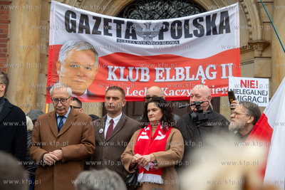 Protest Nie dla nielegalnej imigracji zorganizowany...