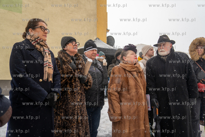 Gdansk. Morena. Odsłonięcie tablicy upamiętniającej...