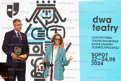 Sopot. Grand Hotel. Gala otwarcia Festiwalu Dwa Teatr...