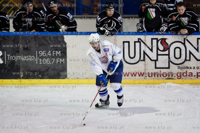 Gdansk. Hala Olivia. Mecz pierwszej ligi hokeja. KH...