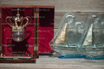 Gdansk. Pobrzeze Rybackie. Konferencja prasowa poprzedzająca...