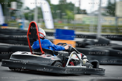 Gdansk. Stadion PGE Arena. Tor gokartowy PitStop. Drugie...