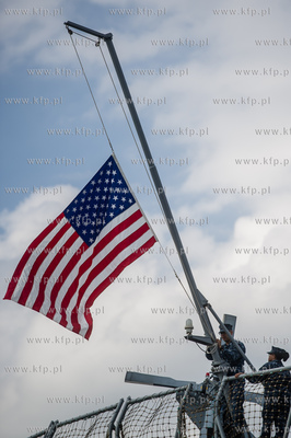 Gdynia. Wizyta amerykaskiego okretu USS Mount Whitney....