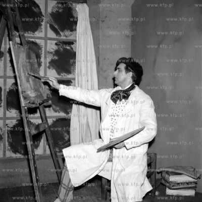 W pracowni malarskiej. (lata60)
1968
0002279z
Fot....