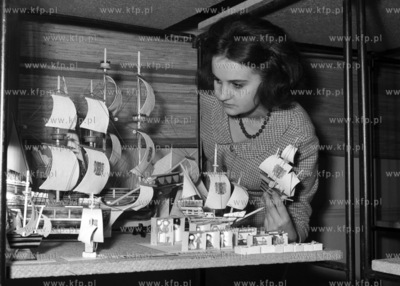 Wystawa modeli żaglowców handlowych. (lata60)19650002161zFot....