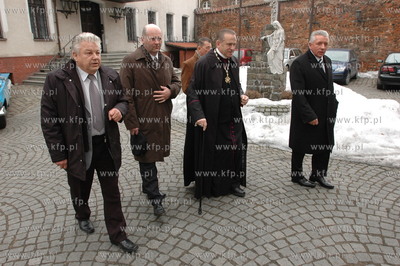 Msza w kosciele sw. Brygidy w Gdansku z udzialem czlonkow...