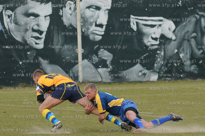 Liga Rugby. Stadion GOSiR w Gdyni. Mecz Arka Gdynia...