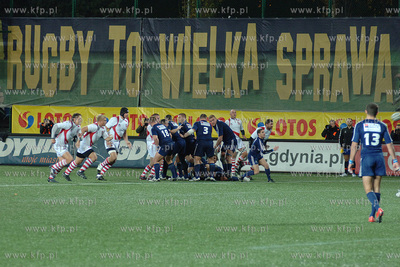 Narodowy Stadion Rugby w Gdyni. Mecz Reprezentacji...