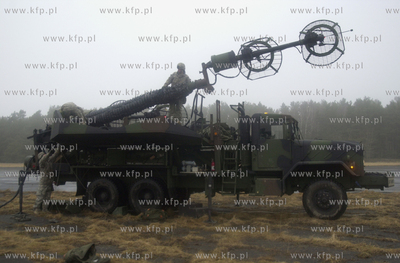 Cwiczenia 150 amerykańskich zolnierzy z niemieckiej...