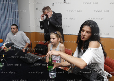 Konferencja prasowa detektywa Krzysztofa Rutkowskiego...